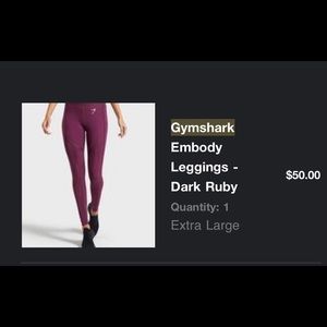 Gymshark Embody Leggings
